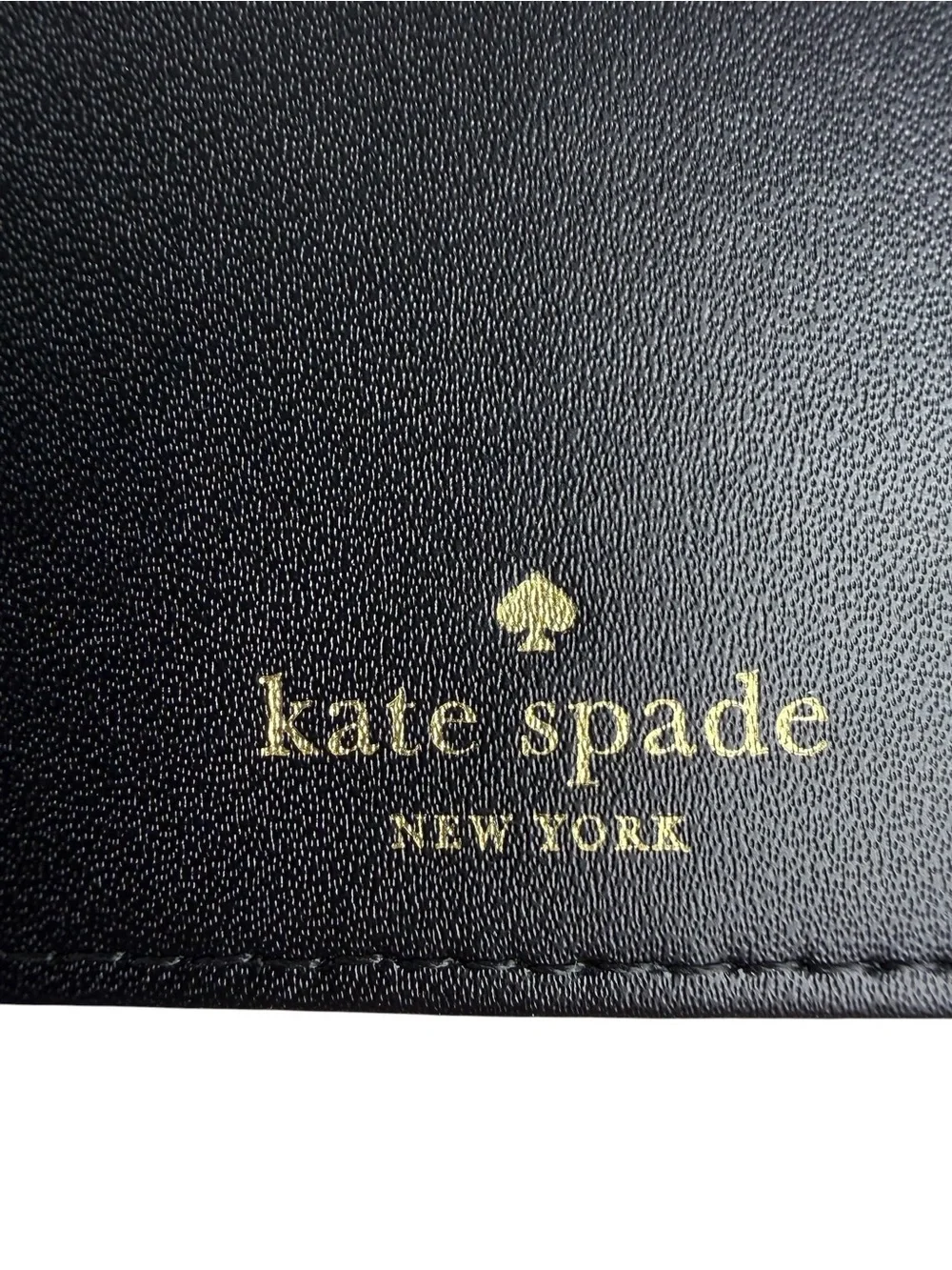 Kate Spade Bay Street Sandra Pebbled Leather Trifold Wallet NWOT
